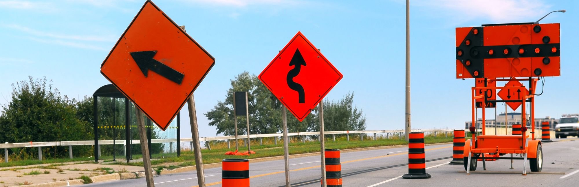 highway construction in trucking traffic dangers hazards
